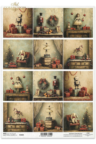 Winter's Tale Christmas Toyland Minis Rice Paper by ITD Collection