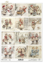 Load image into Gallery viewer, Winter&#39;s Tale Christmas Darlings II Rice Paper by ITD Collection