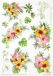 Tropical Dreams Rice Paper Set by ITD Collection