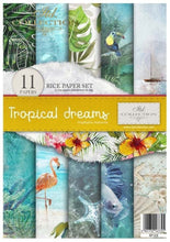 Load image into Gallery viewer, Tropical Dreams Rice Paper Set by ITD Collection