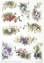 Load image into Gallery viewer, Beautiful Flowers Rice Paper Set by ITD Collection