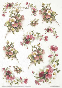 Beautiful Flowers Rice Paper Set by ITD Collection