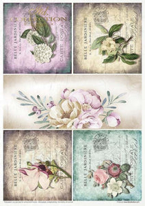 Beautiful Flowers Rice Paper Set by ITD Collection