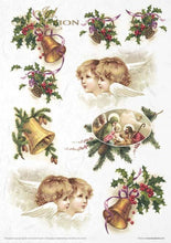Load image into Gallery viewer, Christmas Time Rice Paper Set by ITD Collection, RP024, Pack of 11 02