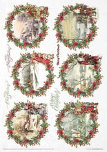 Load image into Gallery viewer, Christmas Time Rice Paper Set by ITD Collection, RP024, Pack of 11 07