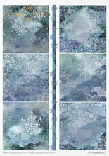 Load image into Gallery viewer, Christmas In Blue Rice Paper Set by ITD Collection, RP025, Pack of 11 03
