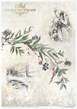 Load image into Gallery viewer, Victorian Christmas Rice Paper Set by ITD Collection, RP033, Pack of 11 03