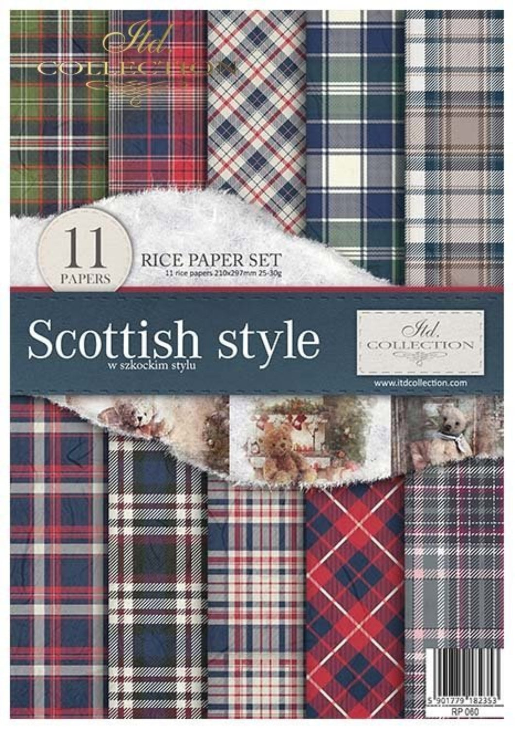 Scottish Style Rice Paper Set by ITD Collection