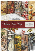 Load image into Gallery viewer, Autumn Love Story Rice Paper Set by ITD Collection