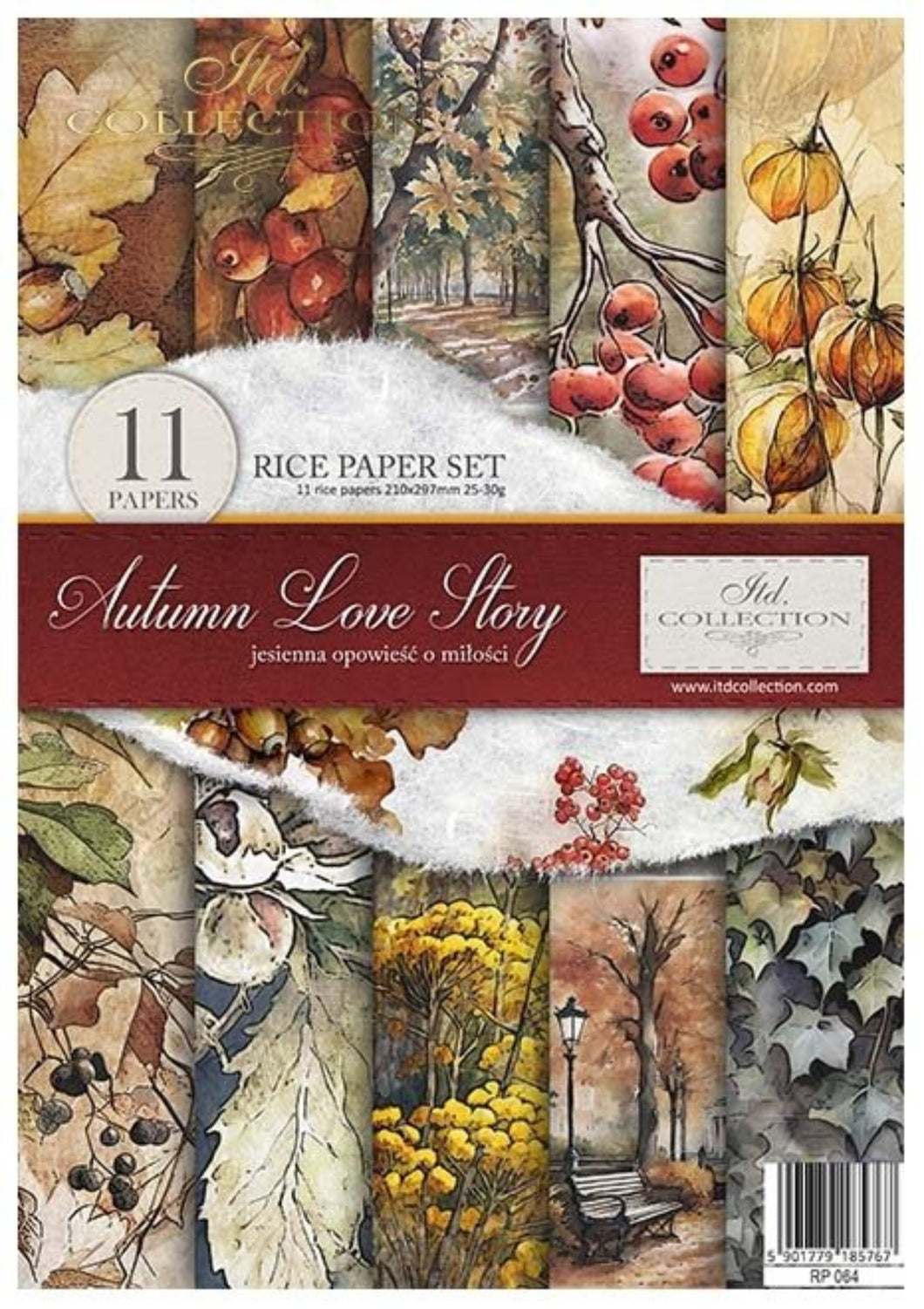 Autumn Love Story Rice Paper Set by ITD Collection
