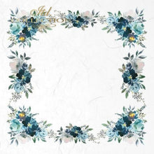 Load image into Gallery viewer, ITD Collection &quot;Blue Watercolor Florals&quot; Rice Paper Mini Set