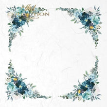 Load image into Gallery viewer, ITD Collection &quot;Blue Watercolor Florals&quot; Rice Paper Mini Set