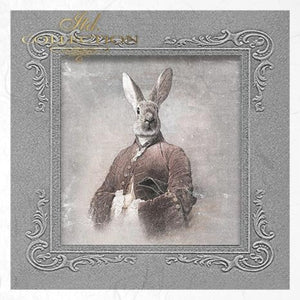 Bunny Portraits Rice Paper Mini Set by ITD Collection, RSM032, Pack of 6 05