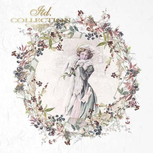 Victorian Holly Days Rice Paper Mini Set by ITD Collection