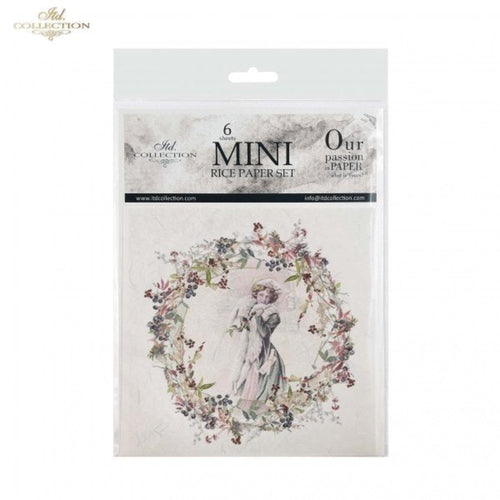 Victorian Holly Days Rice Paper Mini Set by ITD Collection