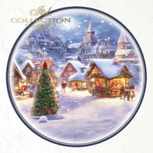 Load image into Gallery viewer, Snowy Christmas Villages Rice Paper Mini Set by ITD Collection