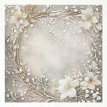 Load image into Gallery viewer, ITD Collection &quot;Winter Floral Wreaths&quot; Rice Paper Mini Set