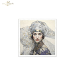 ITD Collection "Lovely Ladies Portraits" Rice Paper Mini Set