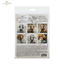 Load image into Gallery viewer, ITD Collection &quot;Lovely Ladies Portraits&quot; Rice Paper Mini Set