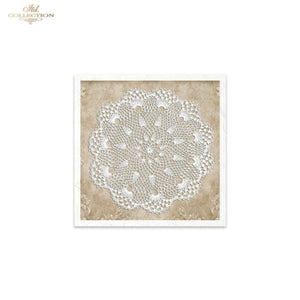 ITD Collection "Lace Doilies" Rice Paper Mini Set