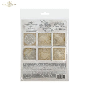 ITD Collection "Lace Doilies" Rice Paper Mini Set