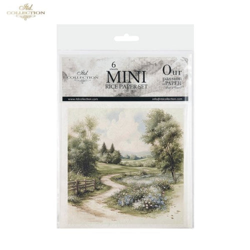 Cottage Lanes Rice Paper Mini Set by ITD Collection