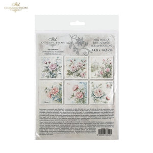 Garden Roses Rice Paper Mini Set by ITD Collection
