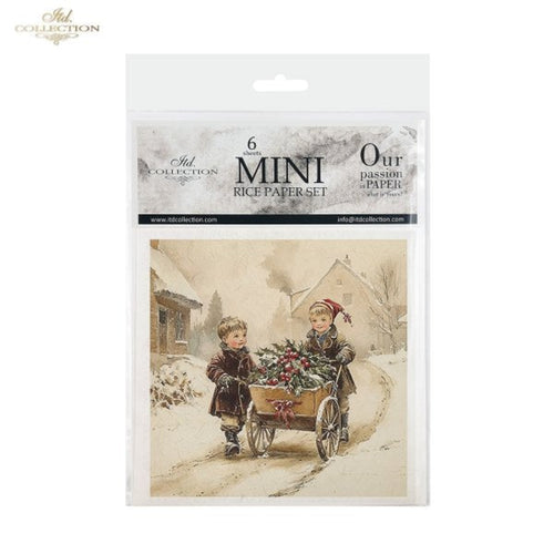 Winter's Tale Christmas Darlings II Rice Paper Mini Set by ITD Collection