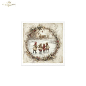 Winter's Tale Churches Rice Paper Mini Set by ITD Collection