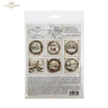 Load image into Gallery viewer, Winter&#39;s Tale Churches Rice Paper Mini Set by ITD Collection