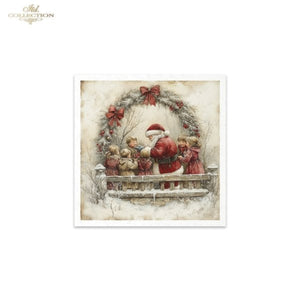 Winter's Tale Christmas Darlings and Santa Rice Paper Mini Set by ITD Collection