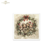 Load image into Gallery viewer, Winter&#39;s Tale Christmas Darlings and Santa Rice Paper Mini Set by ITD Collection