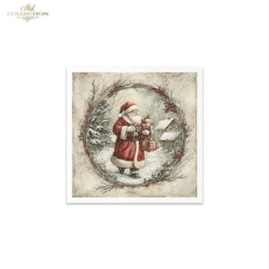 Winter's Tale Christmas Darlings and Santa Rice Paper Mini Set by ITD Collection