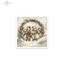 Load image into Gallery viewer, Winter&#39;s Tale Christmas Darlings and Santa Rice Paper Mini Set by ITD Collection
