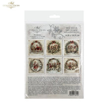 Load image into Gallery viewer, Winter&#39;s Tale Christmas Darlings and Santa Rice Paper Mini Set by ITD Collection