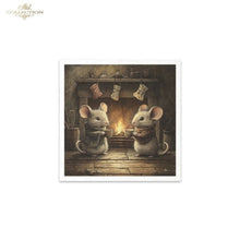 Load image into Gallery viewer, Winter&#39;s Tale Christmas Mouse 2 Rice Paper Mini Set by ITD Collection