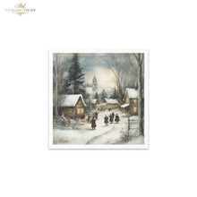 Load image into Gallery viewer, Winter&#39;s Tale Village Christmas II Rice Paper Mini Set by ITD Collection