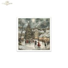 Load image into Gallery viewer, Winter&#39;s Tale Village Christmas Rice Paper Mini Set by ITD Collection