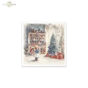 Winter's Tale Christmas Toys Rice Paper Mini Set by ITD Collection