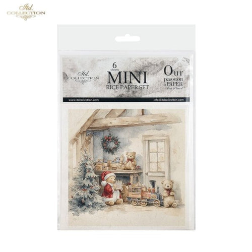 Winter's Tale Christmas Toys Rice Paper Mini Set by ITD Collection