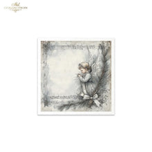 Load image into Gallery viewer, Winter&#39;s Tale Angels and Holly Wreaths Rice Paper Mini Set by ITD Collection