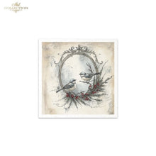 Load image into Gallery viewer, Winter&#39;s Tale Holly Birds Rice Paper Mini Set by ITD Collection