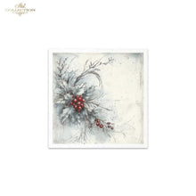 Load image into Gallery viewer, Winter&#39;s Tale Holly Birds Rice Paper Mini Set by ITD Collection