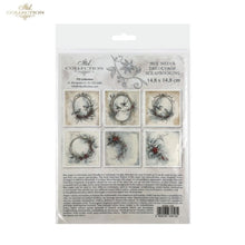 Load image into Gallery viewer, Winter&#39;s Tale Holly Birds Rice Paper Mini Set by ITD Collection