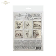 Load image into Gallery viewer, Winter&#39;s Tale Holiday Animals Rice Paper Mini Set by ITD Collection