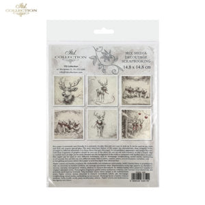 Winter's Tale Holiday Animals Rice Paper Mini Set by ITD Collection