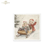 Load image into Gallery viewer, Winter&#39;s Tale Christmas Darlings Snow Days Rice Paper Mini Set by ITD Collection