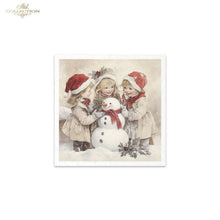 Load image into Gallery viewer, Winter&#39;s Tale Christmas Darlings Snow Days Rice Paper Mini Set by ITD Collection