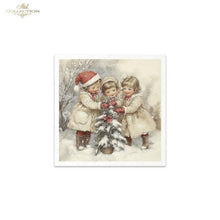 Load image into Gallery viewer, Winter&#39;s Tale Christmas Darlings Snow Days Rice Paper Mini Set by ITD Collection