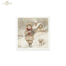 Load image into Gallery viewer, Winter&#39;s Tale Christmas Darlings Snow Days Rice Paper Mini Set by ITD Collection